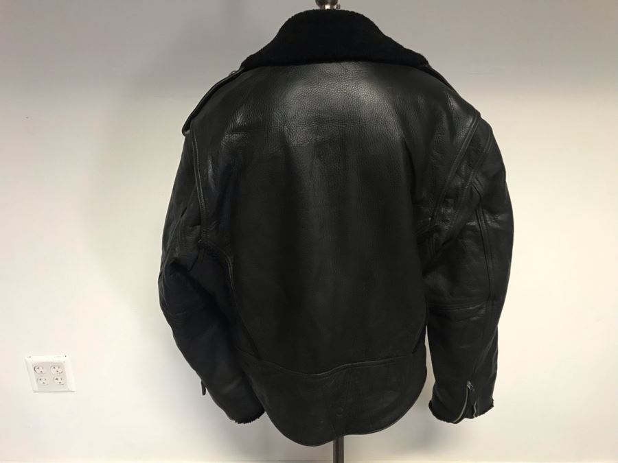Harley-Davidson Motorcycles Leather Jacket Size L [Photo 9]