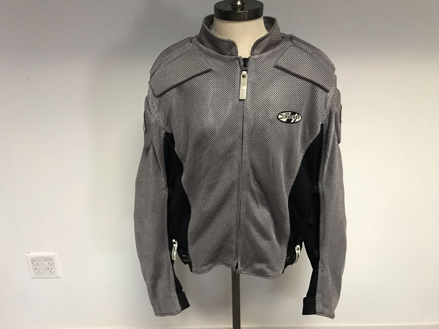 Mens Joe Rocket Motorcycle Riding Jacket Size L [Photo 2]