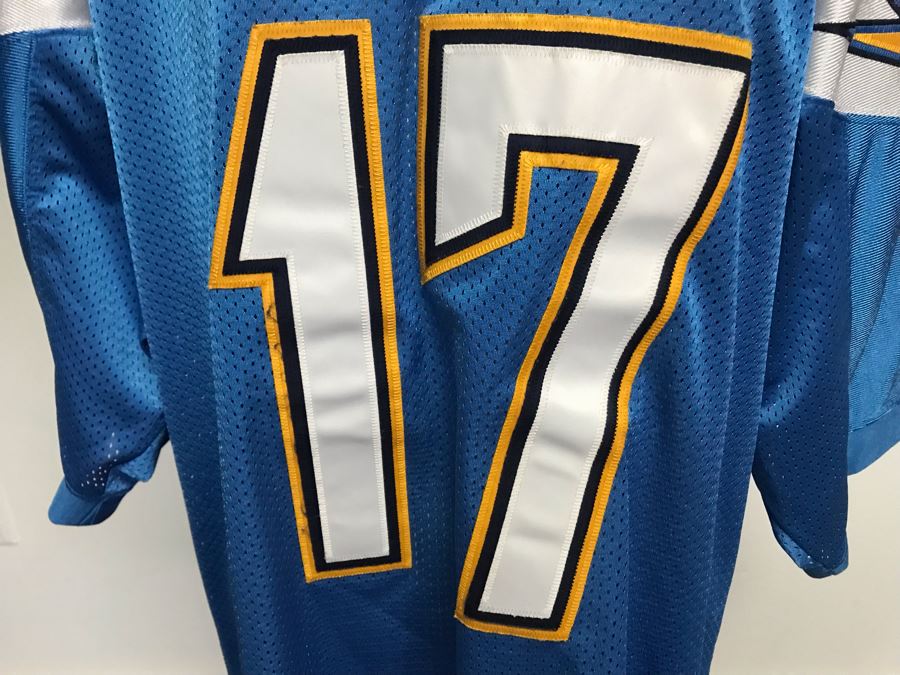 Mens Authentic Reebok San Diego Chargers Philip Rivers Football Jersey Size 54 [Photo 5]