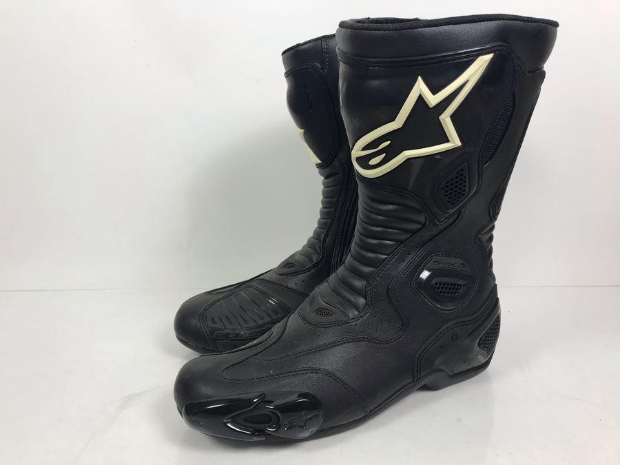 Mens Alpinestars Motorcycle Riding Boots Size 11.5 S-MX 5 Vented [Photo 2]