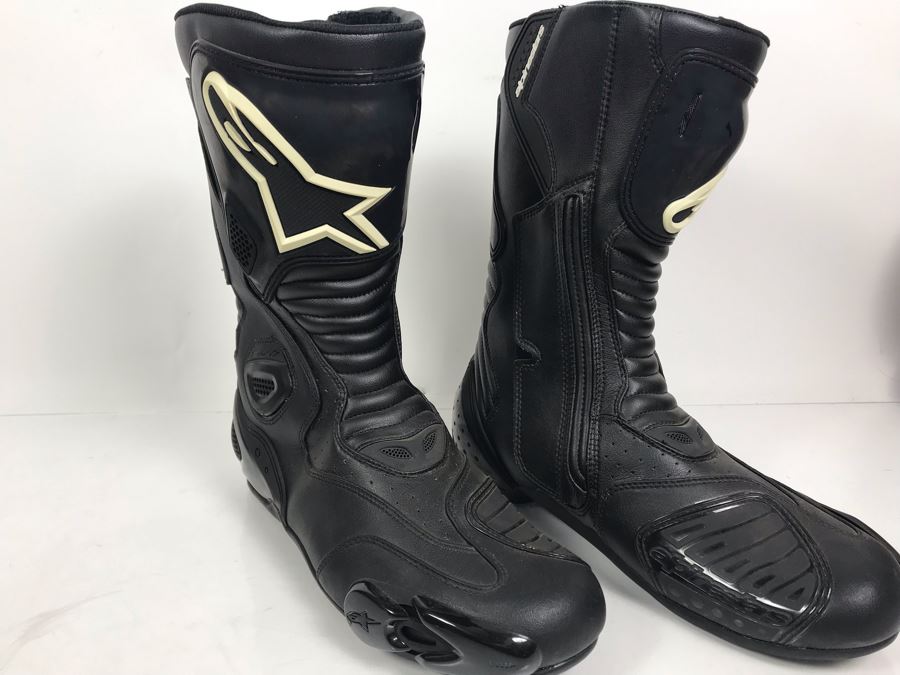 Mens Alpinestars Motorcycle Riding Boots Size 11.5 S-MX 5 Vented [Photo 6]