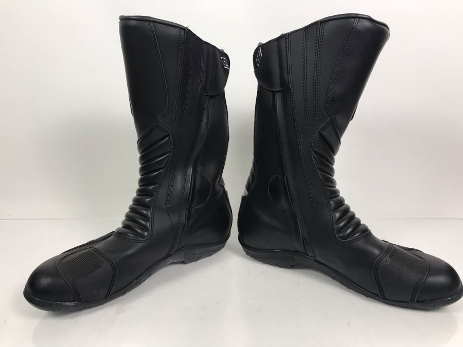 Mens Gaerne Motorcycle Riding Boots Size 11 Waterproof Made In Italy [Photo 4]