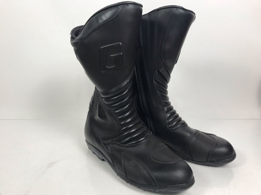 Mens Gaerne Motorcycle Riding Boots Size 11 Waterproof Made In Italy
