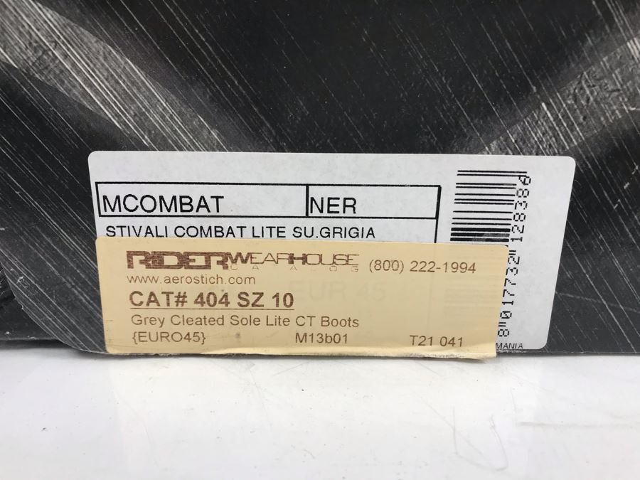 New Mens Aerostich Combat Lite Motorcycle Riding Boots Size 45 [Photo 9]
