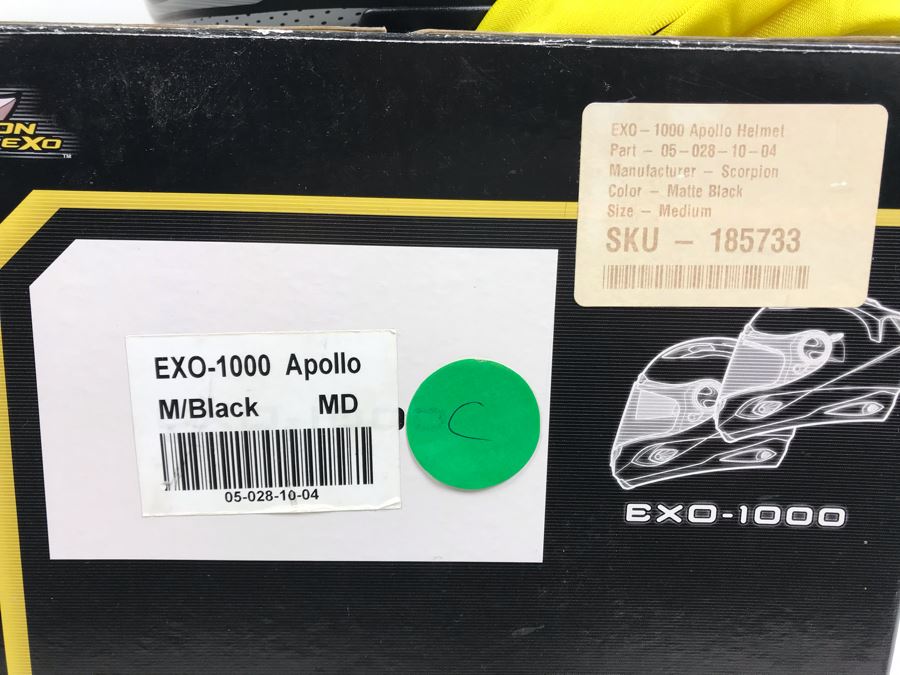 Scorpion Exo-1000 Apollo Motorcyle Helmet With Box Size M [Photo 9]