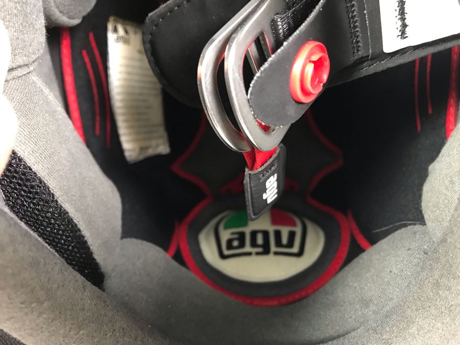 Agv Italian Motorcycle Helmet Drudi Performance Size M E2205 Never Worn Estimate $550 [Photo 17]