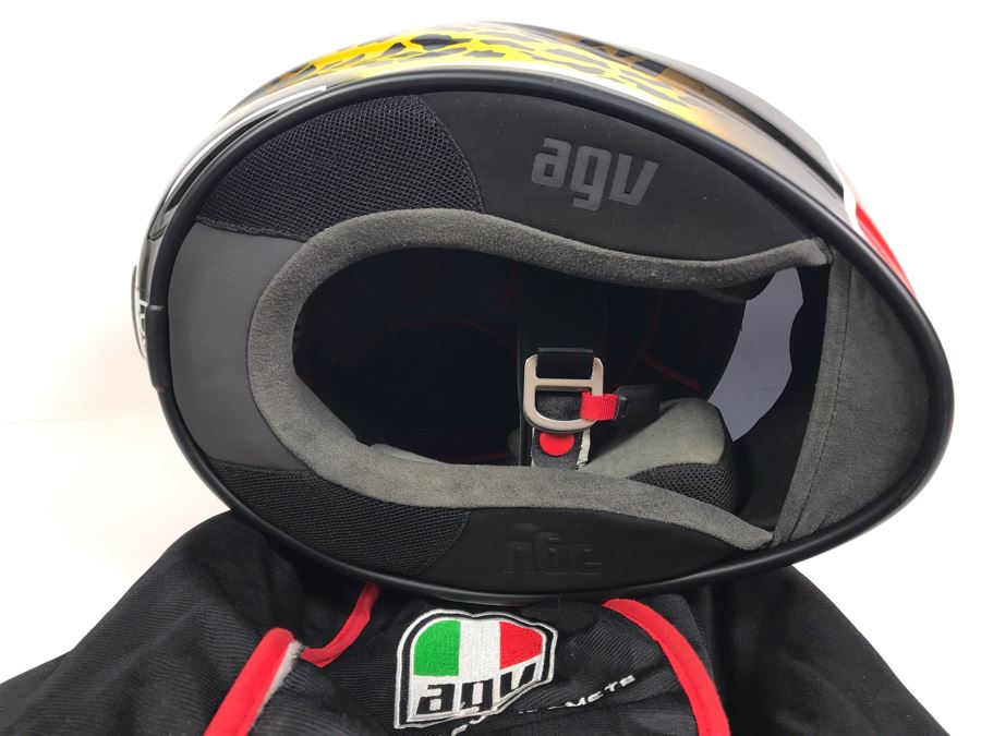 Agv Italian Motorcycle Helmet Drudi Performance Size M E2205 Never Worn