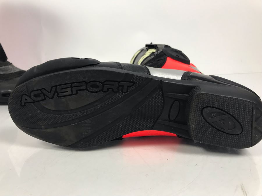 Agv Sport Motorcycle Riding Boots Size 11 [Photo 6]