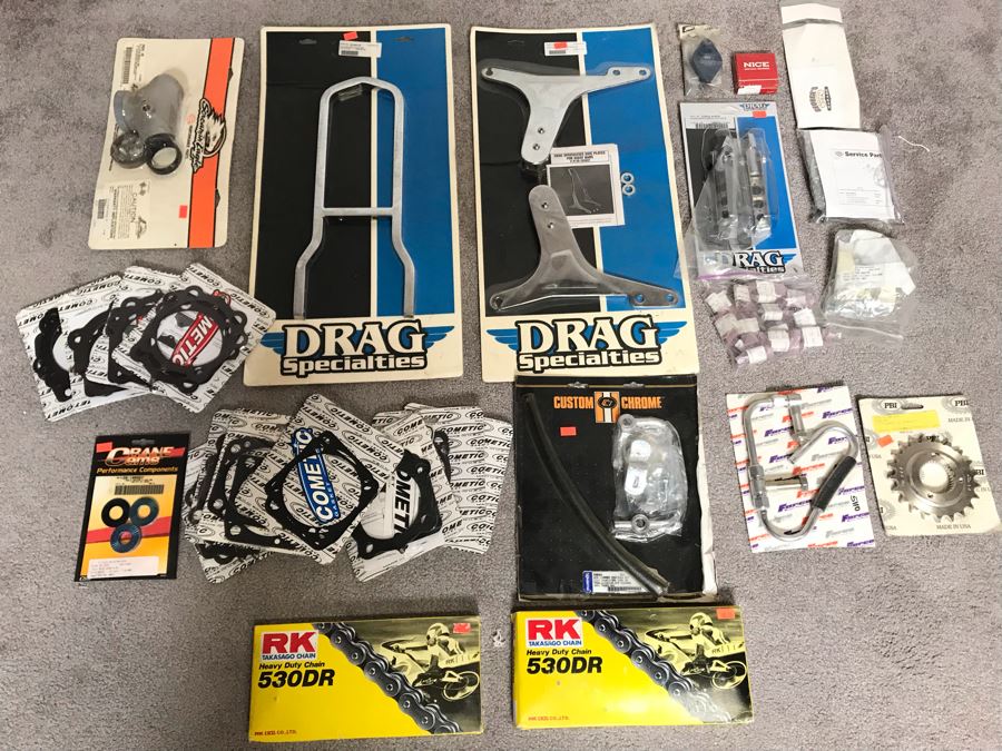 Various Drag Racing Motorcycle Parts [Photo 1]