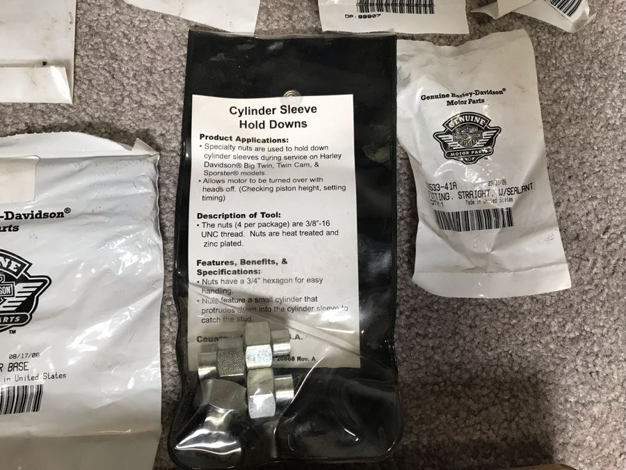 Large Lot Of Genuine Harley-Davidson Motorcycle Parts - See Photos [Photo 16]