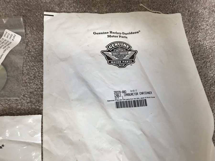 Large Lot Of Genuine Harley-Davidson Motorcycle Parts - See Photos [Photo 23]