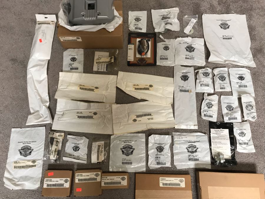 Large Lot Of Genuine Harley-Davidson Motorcycle Parts - See Photos [Photo 2]
