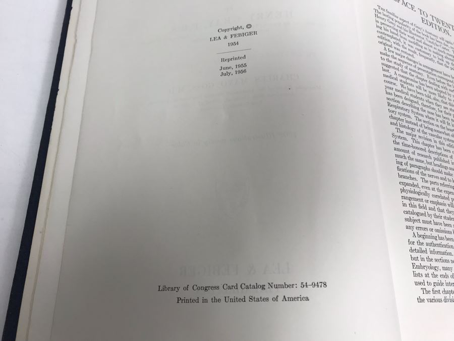 Vintage 1956 Gray's Anatomy 26th Edition Textbook Medical Book [Photo 5]