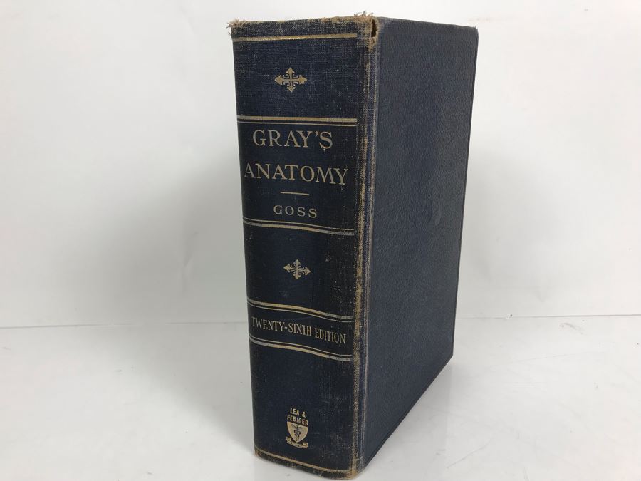 Vintage 1956 Gray's Anatomy 26th Edition Textbook Medical Book [Photo 2]