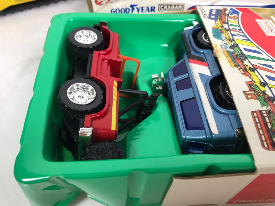 Vintage Hot Rod Snake II Chevy Corvette (Not Working - For Display), Vintage Tonka Bulldozer And New Old Stock SEARS 4X4 2 Vehicle Die-Cast Metal Set [Photo 15]