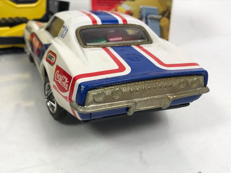 Vintage Hot Rod Snake II Chevy Corvette (Not Working - For Display), Vintage Tonka Bulldozer And New Old Stock SEARS 4X4 2 Vehicle Die-Cast Metal Set [Photo 10]