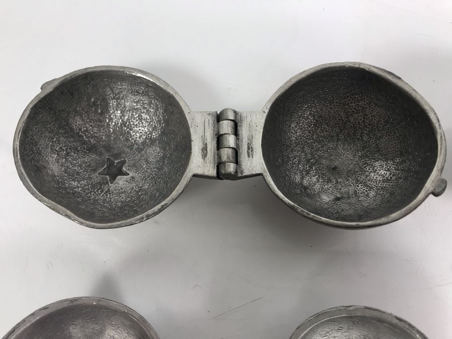 Collection Of (9) Vintage Pewter Ice Cream Molds [Photo 11]