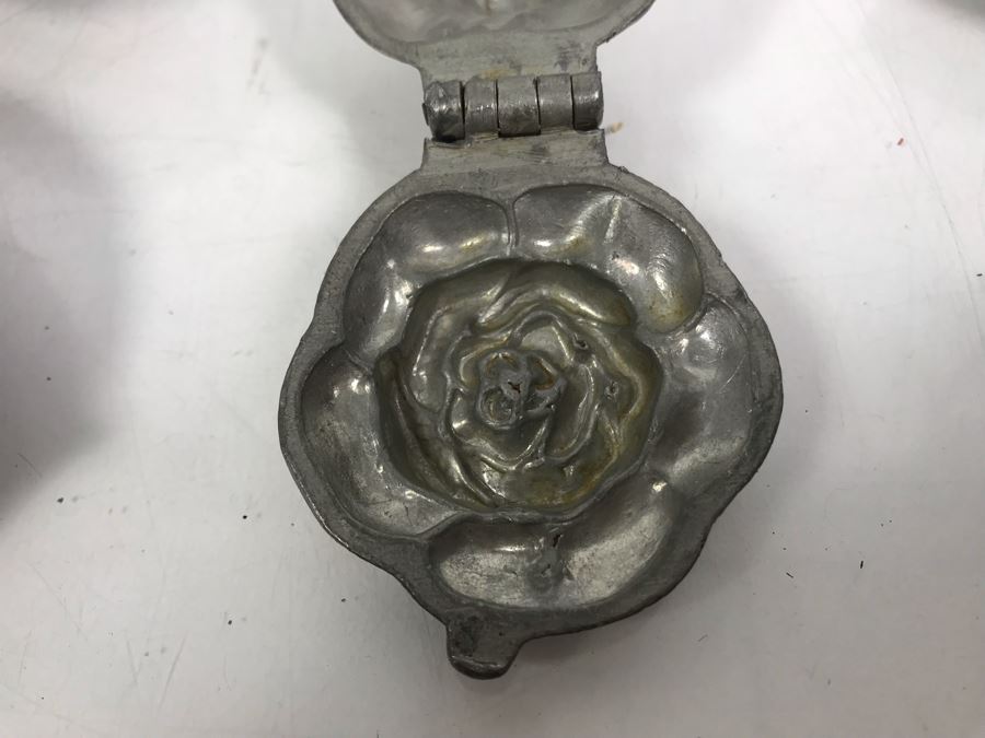 Collection Of (9) Vintage Pewter Ice Cream Molds [Photo 4]