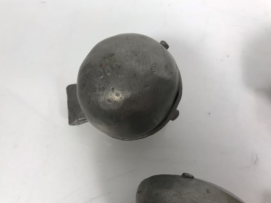 Collection Of (9) Vintage Pewter Ice Cream Molds [Photo 17]