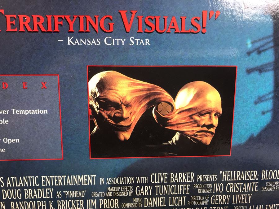 Collection Of (5) Vintage Laser Disc Movies: Hellraiser, The Adromeda Strain, The Time Machine, Donald Duck [Photo 9]