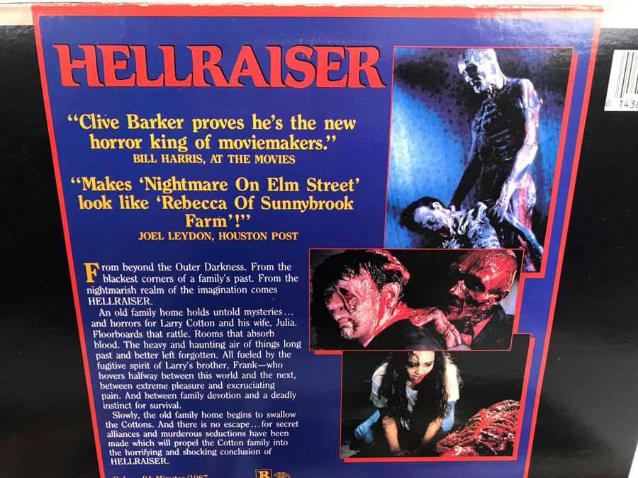 Collection Of (5) Vintage Laser Disc Movies: Hellraiser, The Adromeda Strain, The Time Machine, Donald Duck [Photo 11]