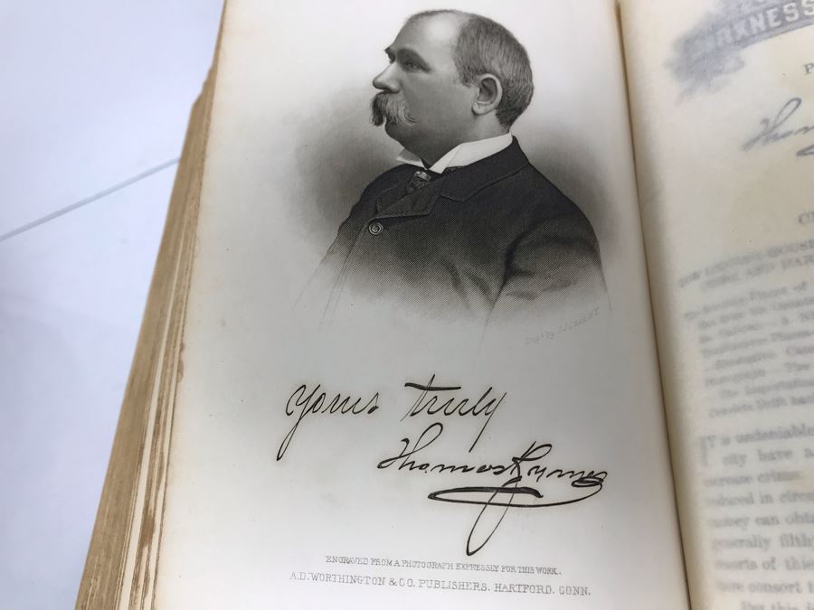 Antique 1895 Book Darkness And Daylight; Lights And Shadows Of New York Life A Pictorial Record Of Personal Experiences By Day And Night In The Great Metropolis Superbly Illustrated [Photo 18]