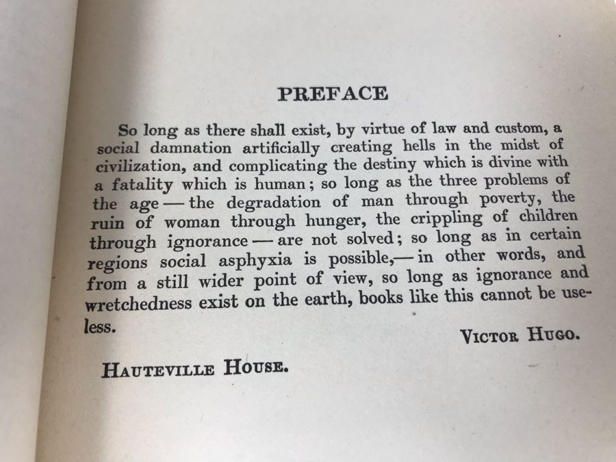 Victor Hugo Les Miserables Volume I Book And 1910 Book Flowers From Mediaeval History By Minnie D. Kellogg Illustrated [Photo 7]