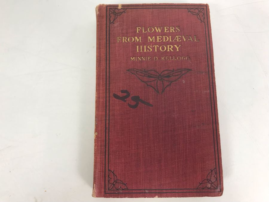 Victor Hugo Les Miserables Volume I Book And 1910 Book Flowers From Mediaeval History By Minnie D. Kellogg Illustrated [Photo 9]