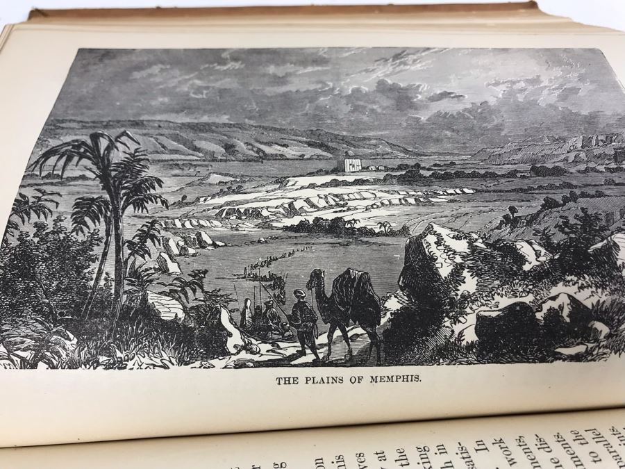 Antique 1880 Book Grant's Tour Around The World; With Incidents Of His Journey Through With Illustrations - Binding Needs Repair [Photo 11]