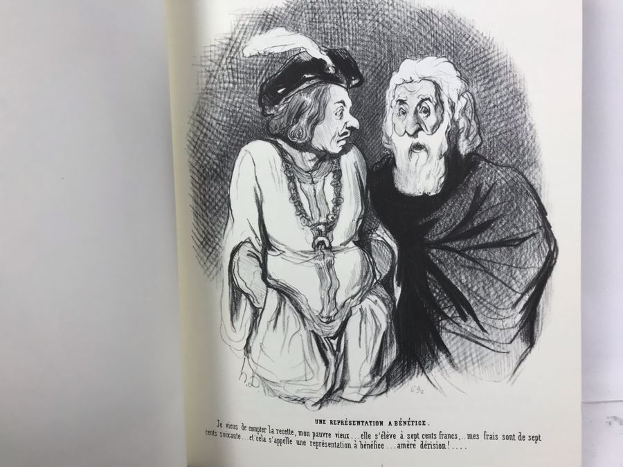 1982 French Book Daumier Les Gens Du Spectacle [Photo 9]
