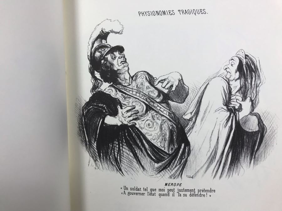 1982 French Book Daumier Les Gens Du Spectacle [Photo 8]