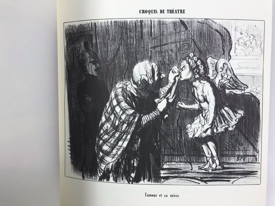 1982 French Book Daumier Les Gens Du Spectacle [Photo 10]
