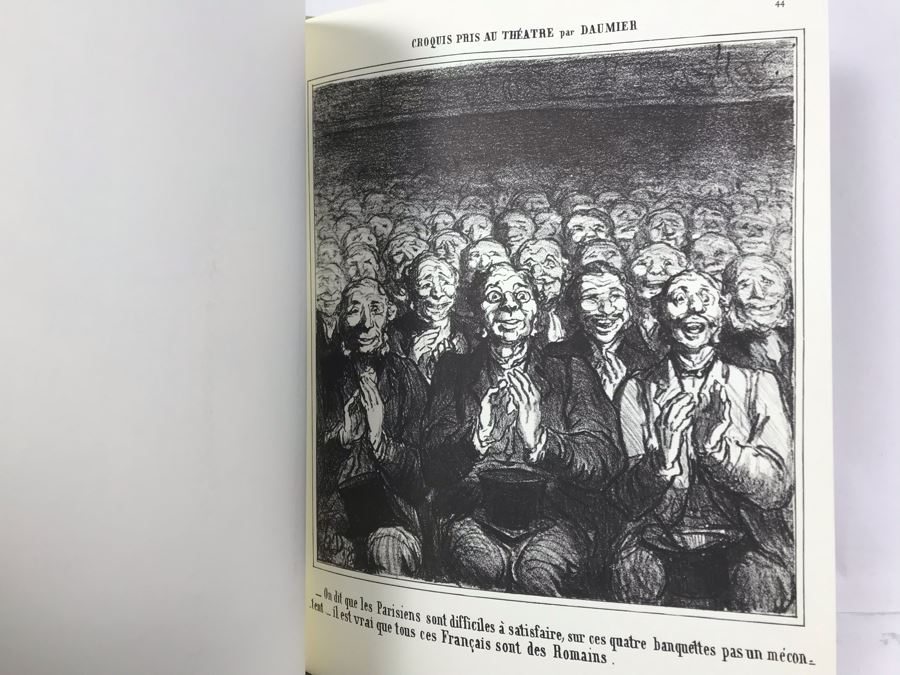 1982 French Book Daumier Les Gens Du Spectacle [Photo 2]