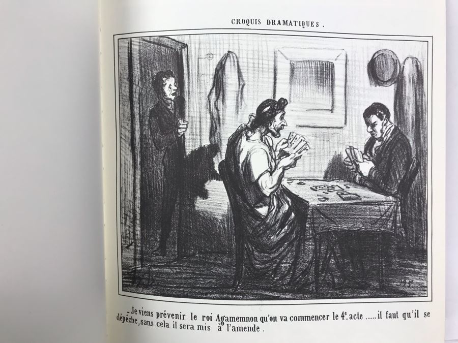 1982 French Book Daumier Les Gens Du Spectacle [Photo 12]