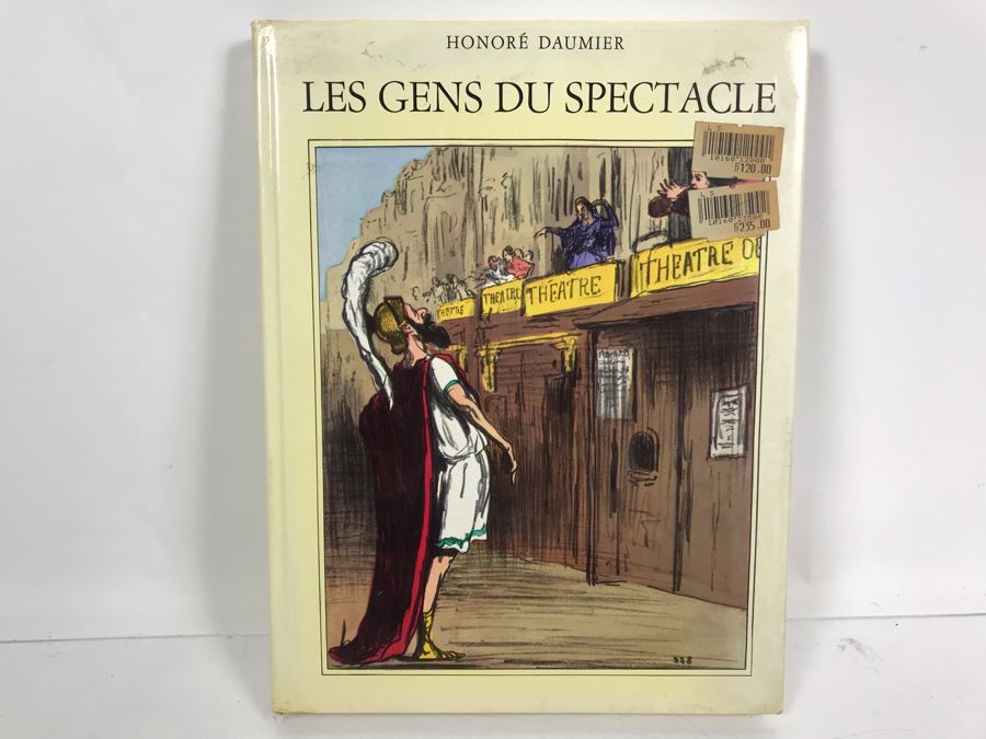 1982 French Book Daumier Les Gens Du Spectacle [Photo 1]