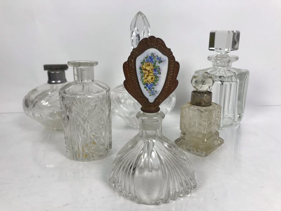Collection Of (6) Vintage Perfume Bottles