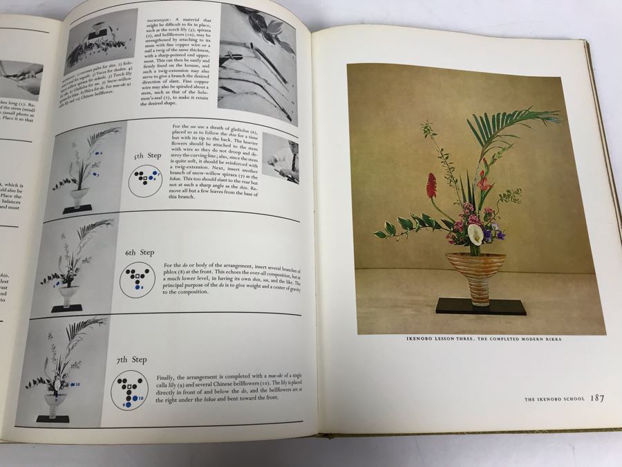 The Masters' Book Of Ikebana: Background And Principles Of Japanese Flower Arrangement First Edition 1966 Printed In Japan [Photo 14]