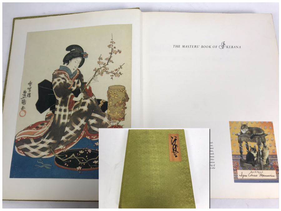 The Masters' Book Of Ikebana: Background And Principles Of Japanese Flower Arrangement First Edition 1966 Printed In Japan [Photo 1]