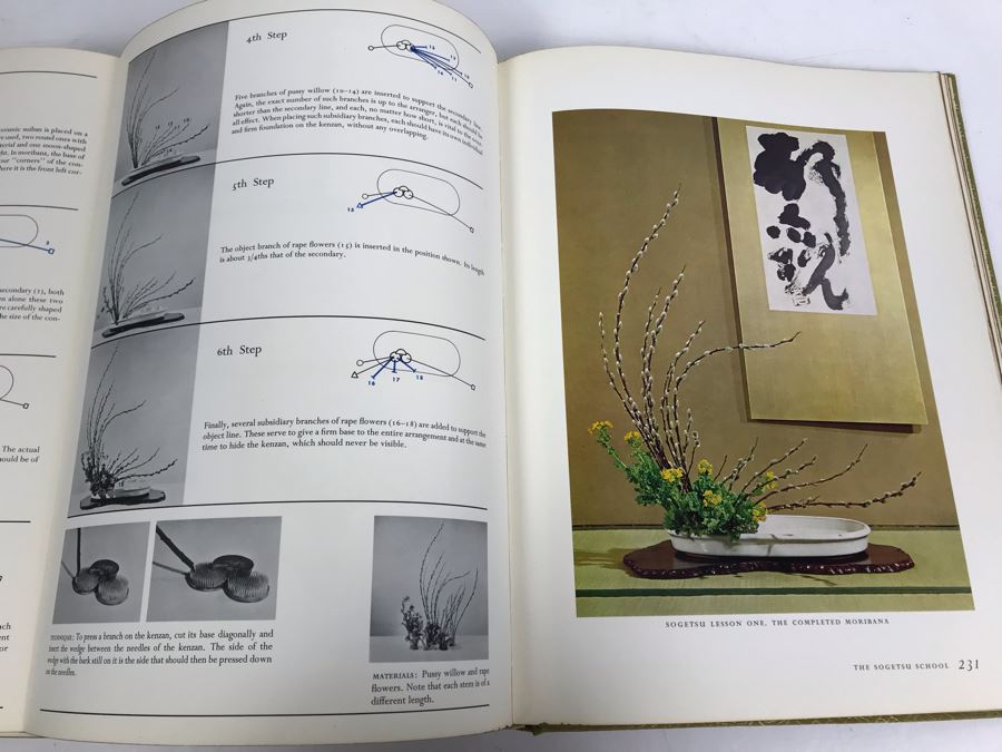 The Masters' Book Of Ikebana: Background And Principles Of Japanese Flower Arrangement First Edition 1966 Printed In Japan [Photo 17]