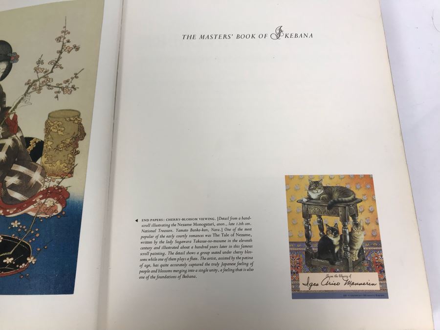 The Masters' Book Of Ikebana: Background And Principles Of Japanese Flower Arrangement First Edition 1966 Printed In Japan [Photo 6]
