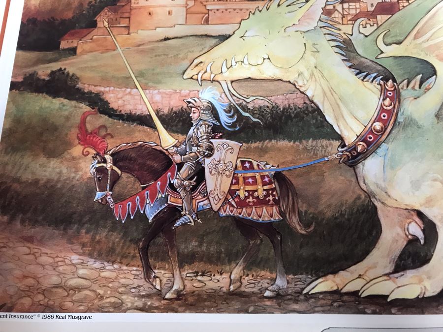 Hand Illustrated And Hand Signed By Real Musgrave The Texas Renaissance Festival Twelfth Annual Poster [Photo 13]