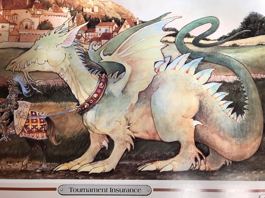 Hand Illustrated And Hand Signed By Real Musgrave The Texas Renaissance Festival Twelfth Annual Poster [Photo 12]