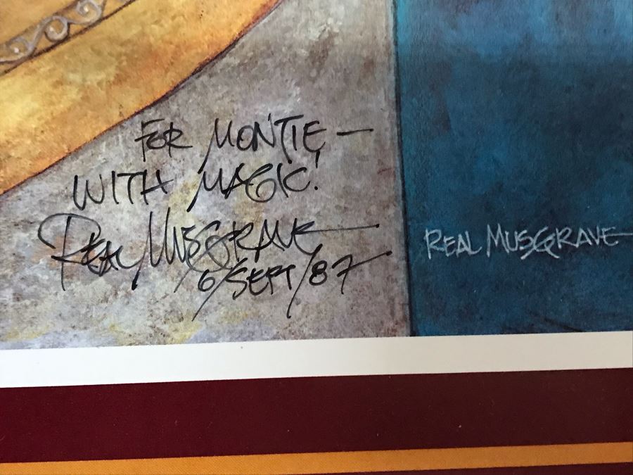 Pair Of Hand Illustrated And Hand Signed By Real Musgrave The Texas Renaissance Festival Ninth And Eleventh Annual Posters [Photo 9]