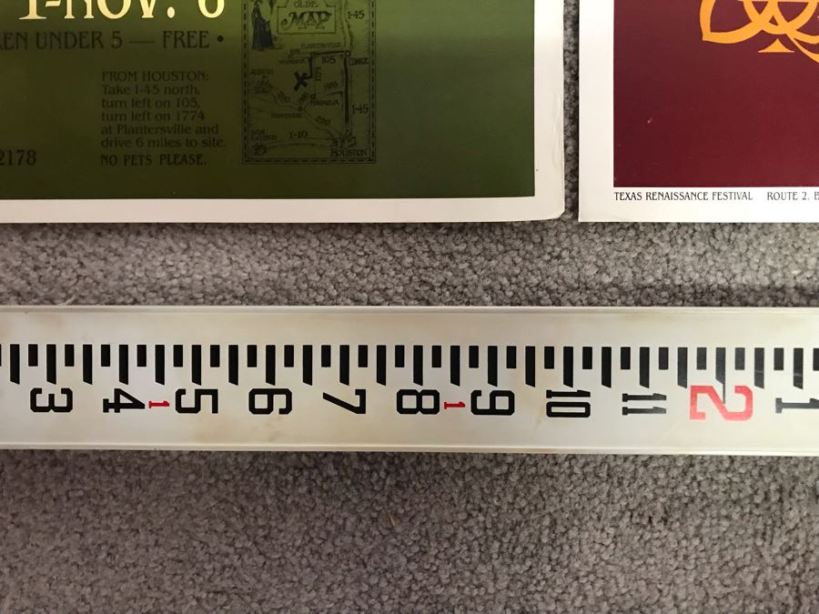 Pair Of Hand Illustrated And Hand Signed By Real Musgrave The Texas Renaissance Festival Ninth And Eleventh Annual Posters [Photo 13]