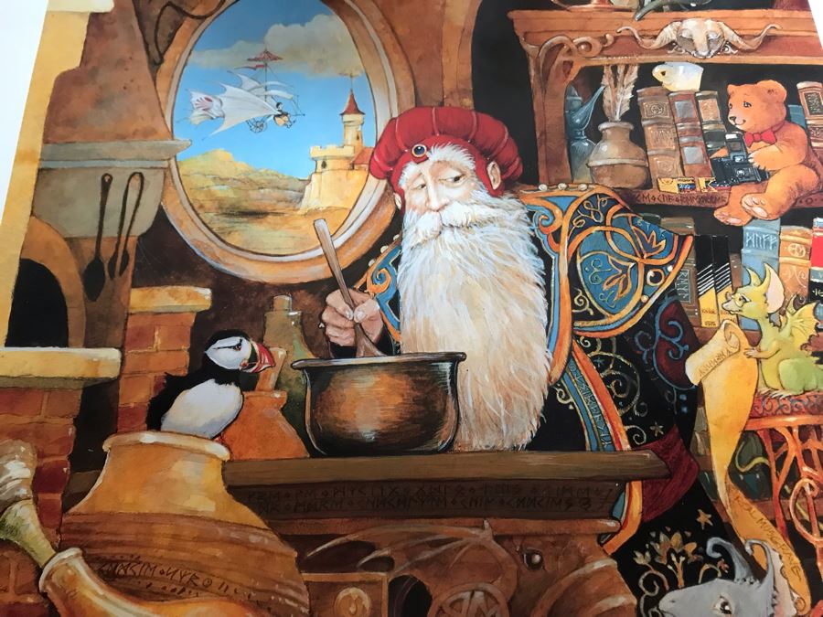 Pair Of Hand Illustrated And Hand Signed By Real Musgrave The Texas Renaissance Festival Thirteenth Annual Posters [Photo 4]