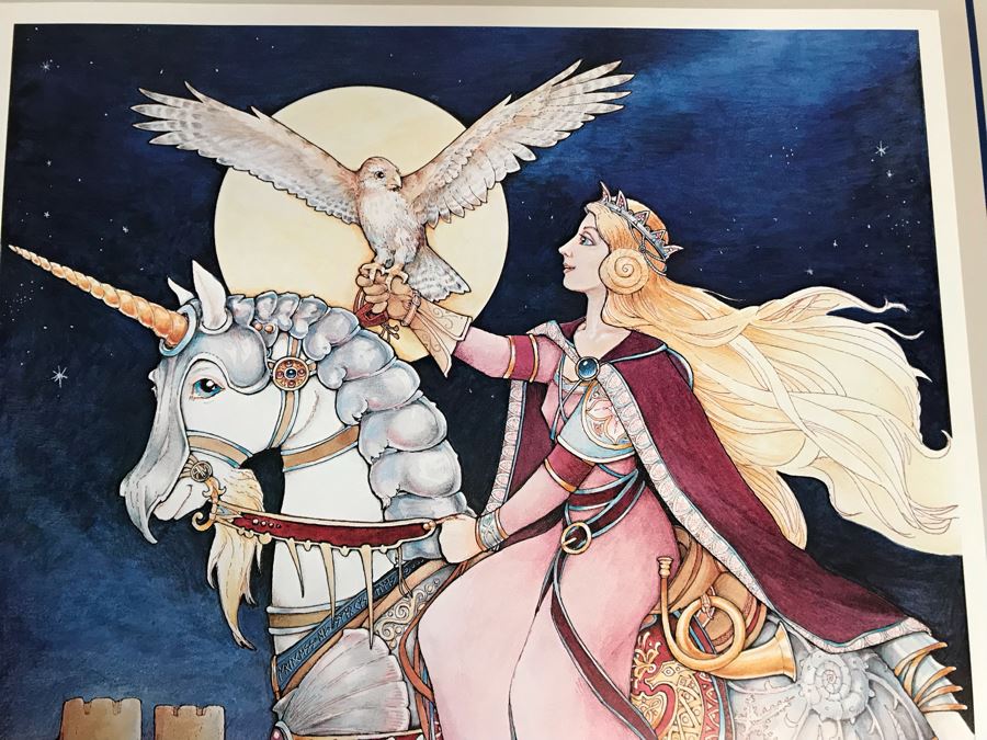 Pair Of Hand Illustrated And Hand Signed By Real Musgrave The Texas Renaissance Festival Eighth And Tenth Annual Posters [Photo 4]