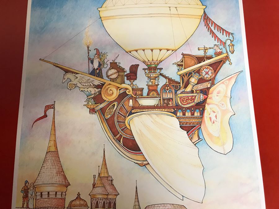 Pair Of Hand Illustrated And Hand Signed By Real Musgrave The Texas Renaissance Festival Eighth And Tenth Annual Posters [Photo 10]