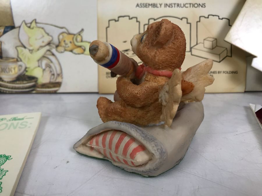 Real Musgrave The Whimsical World Of Pocket Dragons Unused Cardboard Display For Pocket Dragons, Hand Signed By Real Musgrave Pocket Dragon 'No Ugly Monsters Allowed', Pins, Notepads And Catalogs [Photo 7]