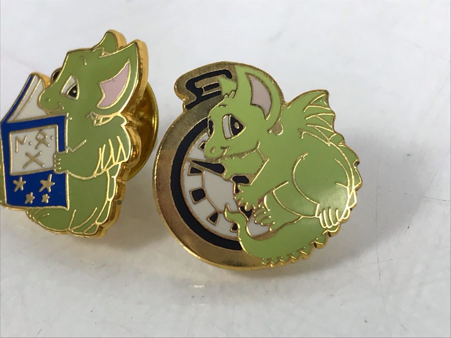 Real Musgrave The Whimsical World Of Pocket Dragons Unused Cardboard Display For Pocket Dragons, Hand Signed By Real Musgrave Pocket Dragon 'No Ugly Monsters Allowed', Pins, Notepads And Catalogs [Photo 22]