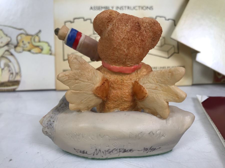 Real Musgrave The Whimsical World Of Pocket Dragons Unused Cardboard Display For Pocket Dragons, Hand Signed By Real Musgrave Pocket Dragon 'No Ugly Monsters Allowed', Pins, Notepads And Catalogs [Photo 8]